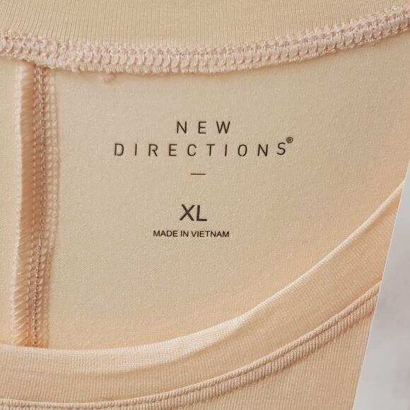 BUNDLE OF New Directions floral super soft peplum tank and tee shirts size XL - Picture 4 of 8